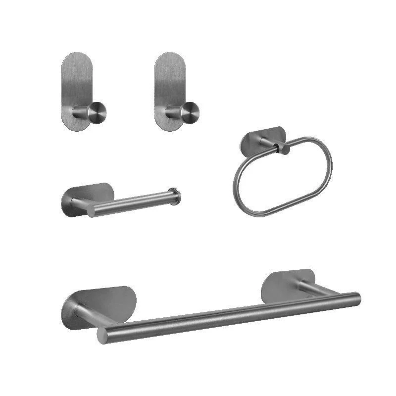 Stainless Steel Bath Hardware Set Modern Simple Bathroom Set -Bathlova