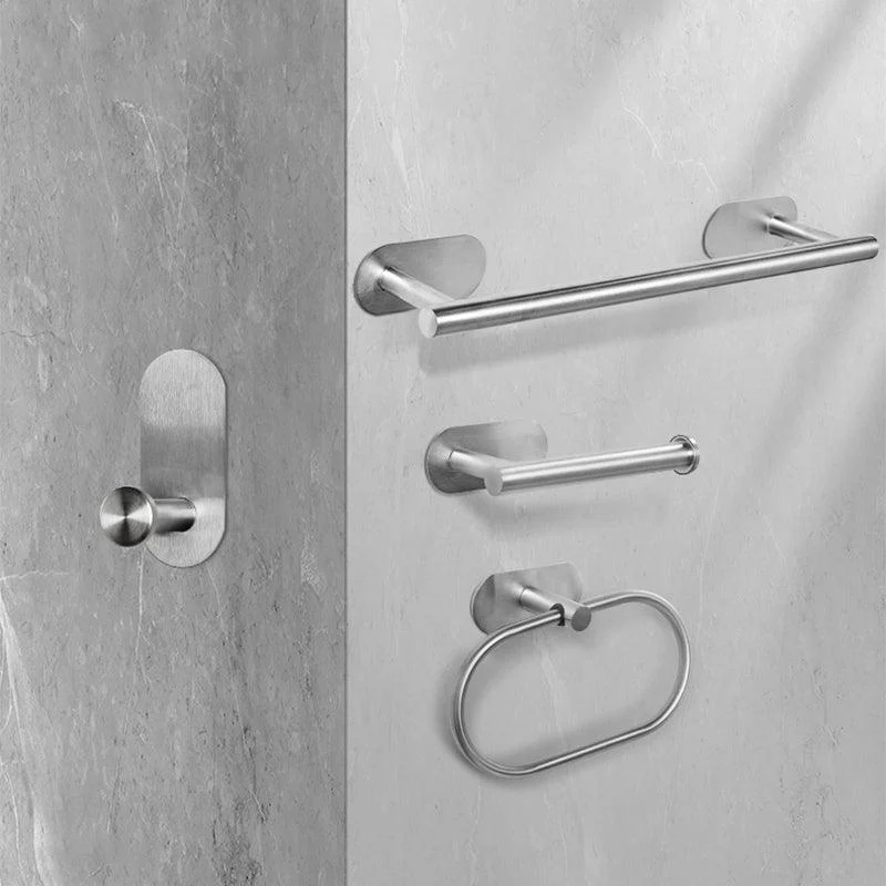 Stainless Steel Bath Hardware Set Modern Simple Bathroom Set -Bathlova