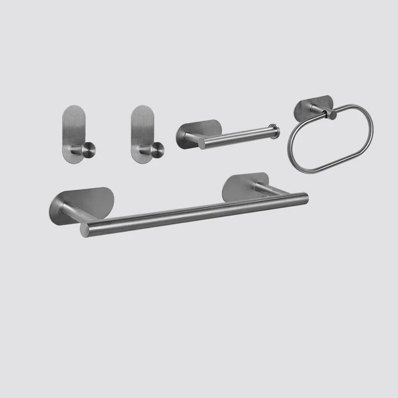 Stainless Steel Bath Hardware Set Modern Simple Bathroom Set -Bathlova