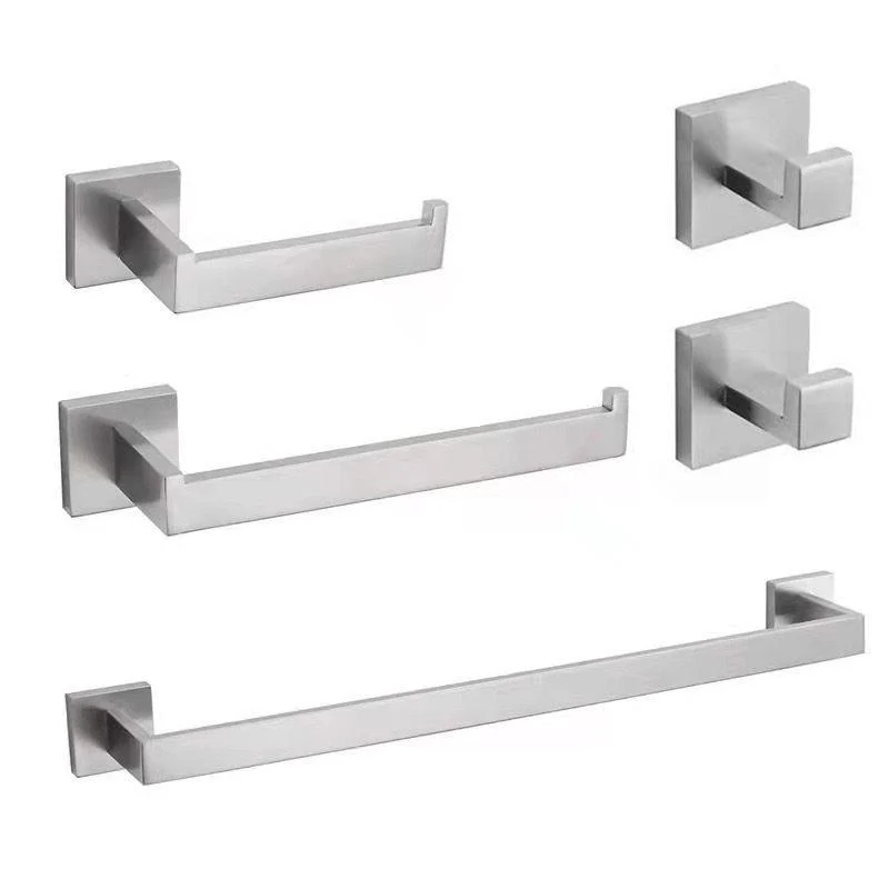 Stainless Steel Bathroom Accessory As Individual Or As a Set Modern Bathroom Set -Bathlova