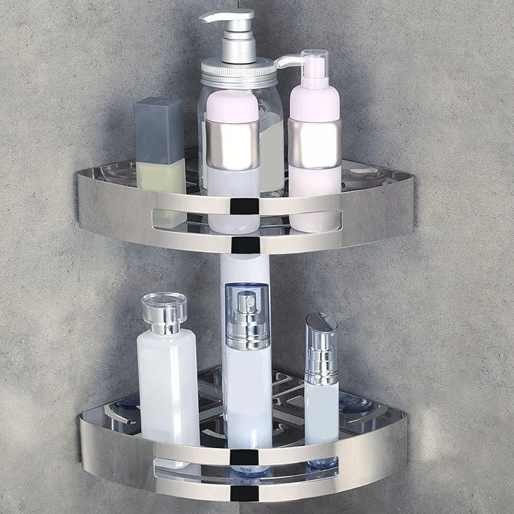 Stainless Steel Bathroom Hardware Set Modern 3 Piece Bath Shelf -Bathlova