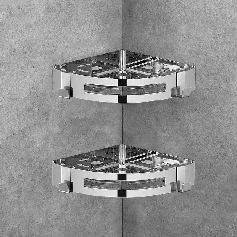 Stainless Steel Bathroom Hardware Set Modern 3 Piece Bath Shelf -Bathlova