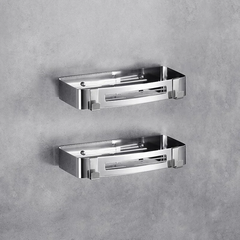 Stainless Steel Bathroom Hardware Set Modern 3 Piece Bath Shelf -Bathlova