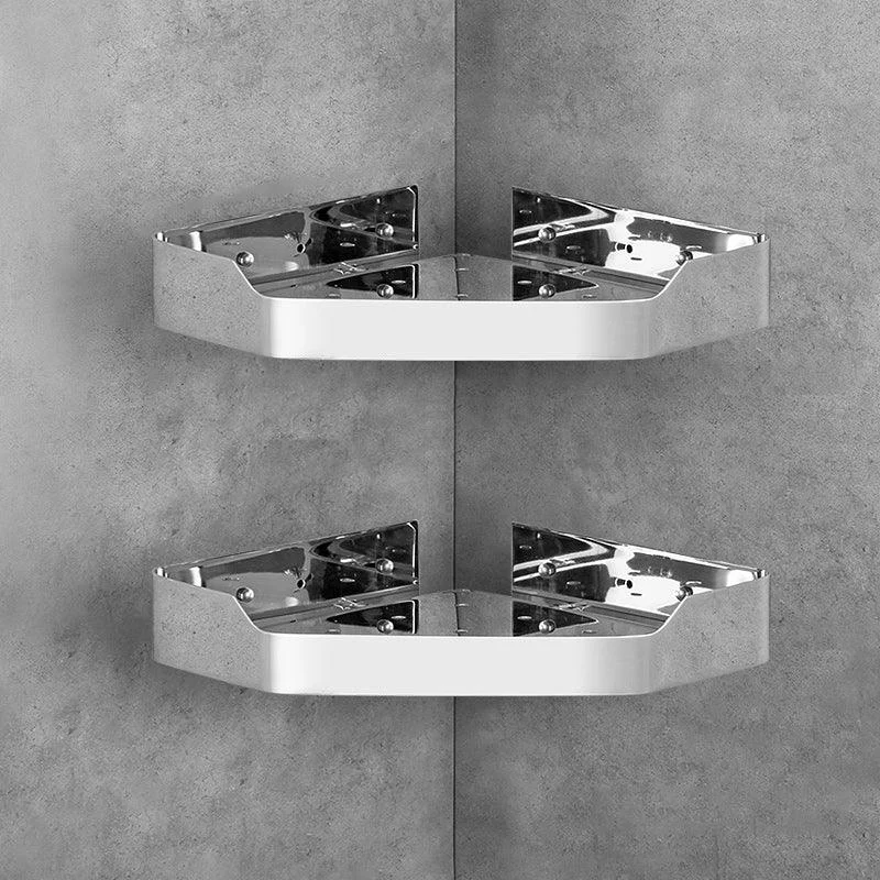 Stainless Steel Bathroom Hardware Set Modern 3 Piece Bath Shelf -Bathlova