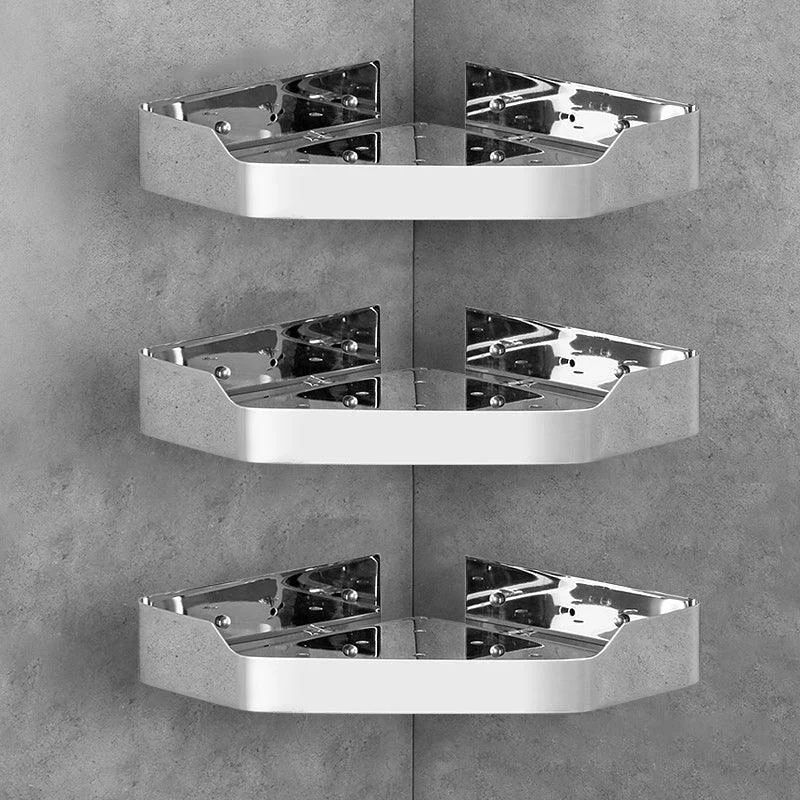 Stainless Steel Bathroom Hardware Set Modern 3 Piece Bath Shelf -Bathlova