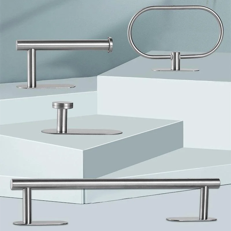 Stainless Steel Bathroom Hardware Set Modern Minimalist Bathroom Hardware Set -Bathlova