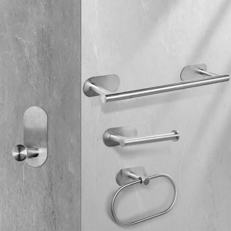 Stainless Steel Bathroom Hardware Set Modern Minimalist Bathroom Hardware Set -Bathlova