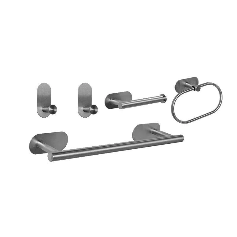 Stainless Steel Bathroom Hardware Set Modern Minimalist Bathroom Hardware Set -Bathlova