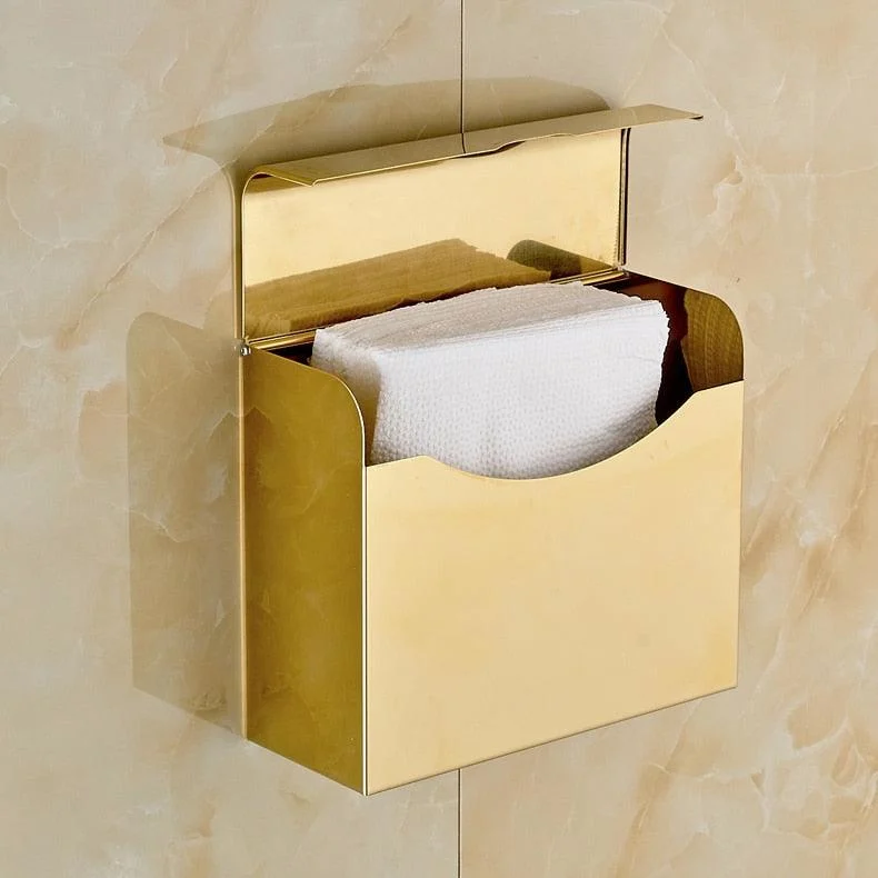 Stainless Steel Bathroom Paper Phone Holder with Shelf -Bathlova