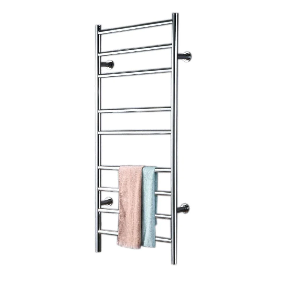 Stainless Steel Bathroom Towel Rack Wall Mounted Towel Warmer US Plug -Bathlova