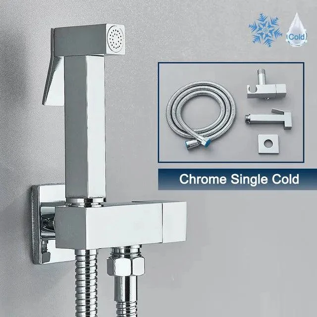 Stainless Steel Bidet Tap Bathroom Single Toilet Bidet Sprayer -Bathlova