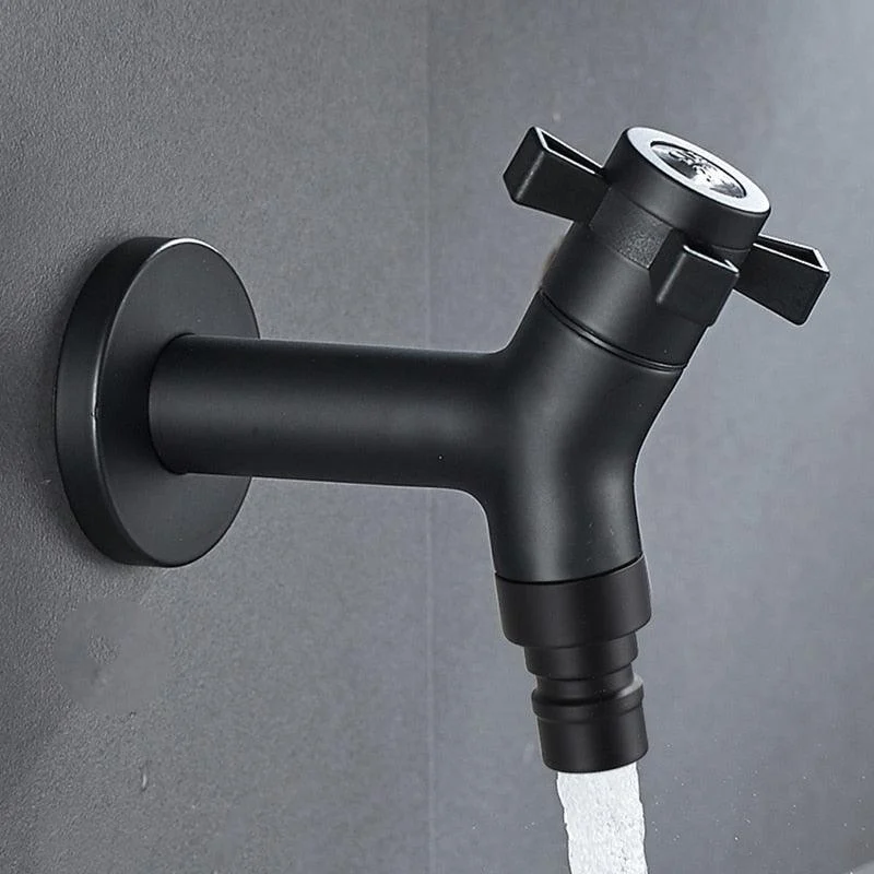 Stainless Steel Black Taps Lengthen Outdoor Garden Taps -Bathlova