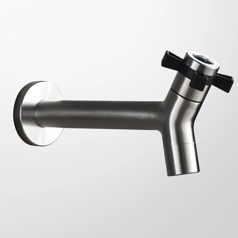 Stainless Steel Black Taps Lengthen Outdoor Garden Taps -Bathlova