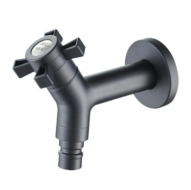 Stainless Steel Black Taps Lengthen Outdoor Garden Taps -Bathlova