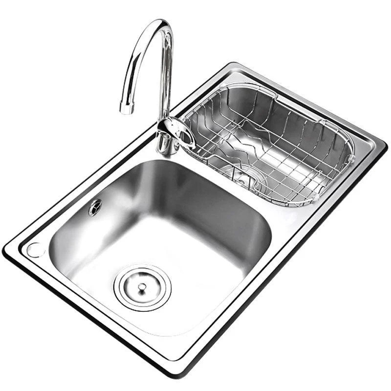 Stainless Steel Kitchen Sink Double Bowl Kitchen Sink with Drain Assembly -Bathlova