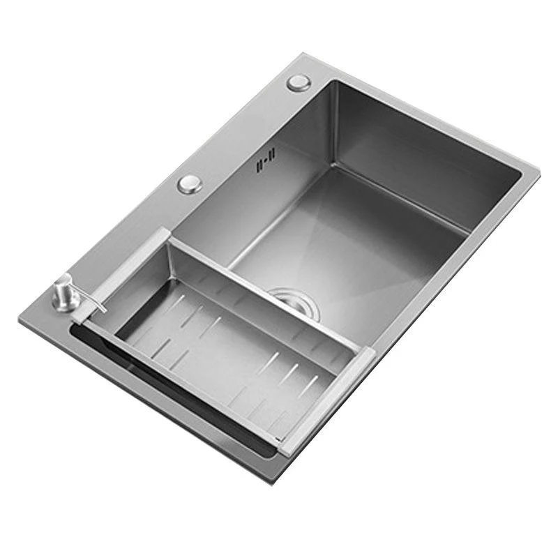 Stainless Steel Kitchen Sink Modern Kitchen Sink with Drain Assembly -Bathlova