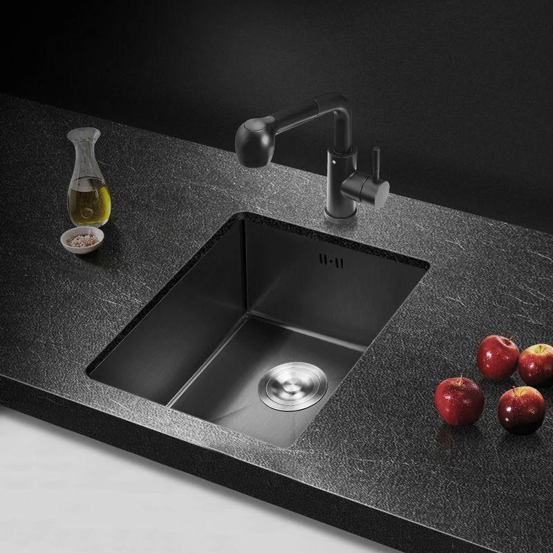 Stainless Steel Kitchen Sink Modern Single Bowl Kitchen Sink -Bathlova