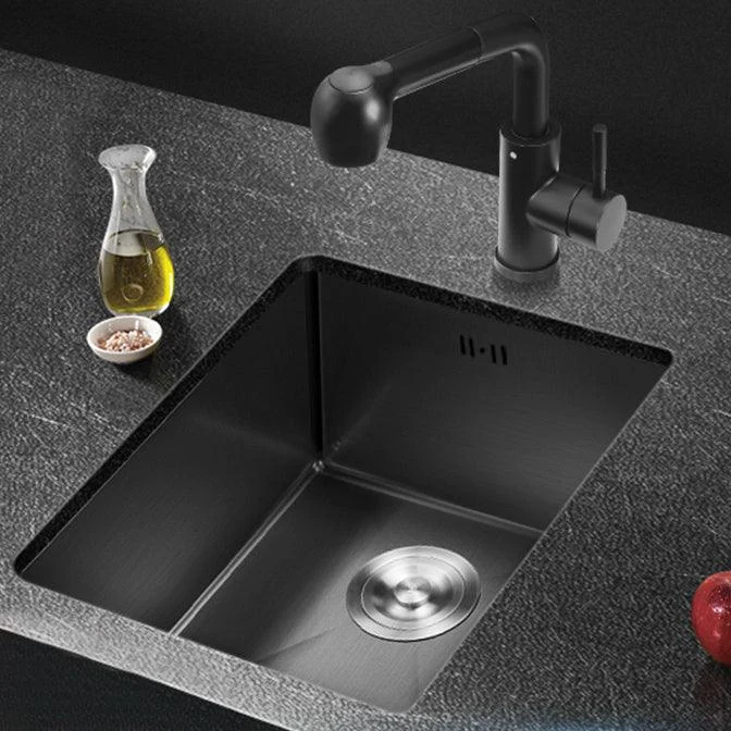 Stainless Steel Kitchen Sink Modern Single Bowl Kitchen Sink -Bathlova