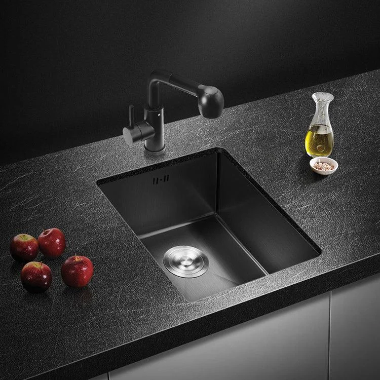 Stainless Steel Kitchen Sink Modern Single Bowl Kitchen Sink -Bathlova