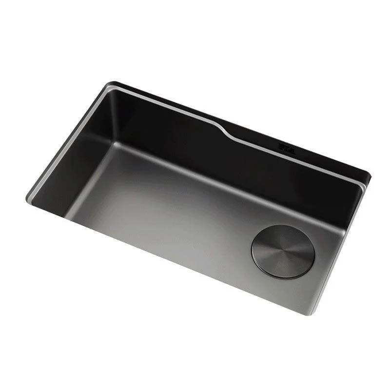 Stainless Steel Kitchen Sink Single Basin Kitchen Sink with Cutting-Board -Bathlova