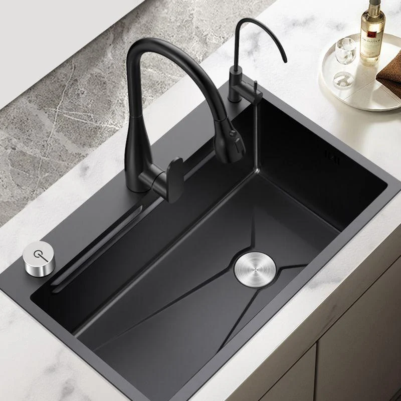 Stainless Steel Kitchen Sink Single Bowl Drop-In Kitchen Sink -Bathlova