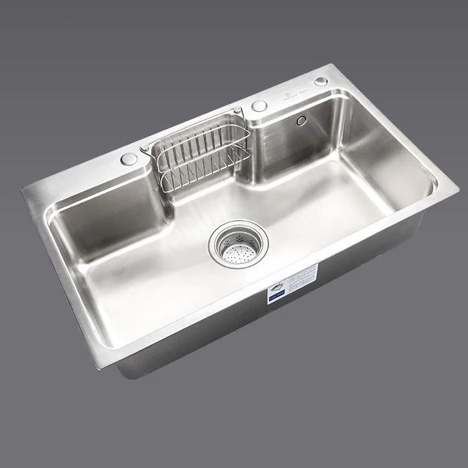 Stainless Steel Kitchen Sink Single Bowl Kitchen Sink(Not Included Tap) -Bathlova