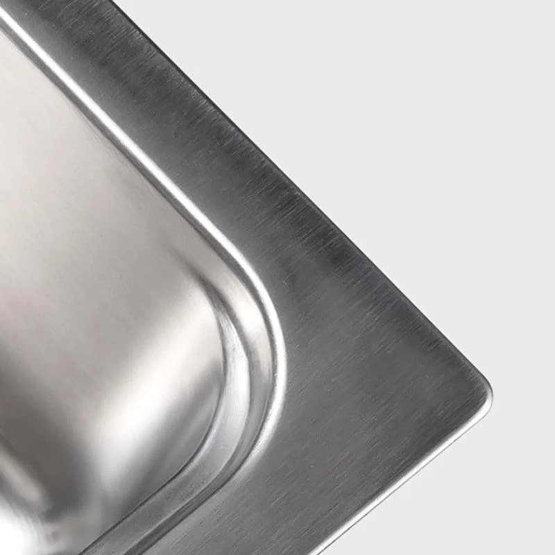 Stainless Steel Kitchen Sink Single Bowl Kitchen Sink(Not Included Tap) -Bathlova