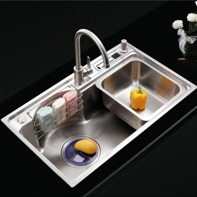 Stainless Steel Kitchen Sink Single Bowl Kitchen Sink(Not Included Tap) -Bathlova