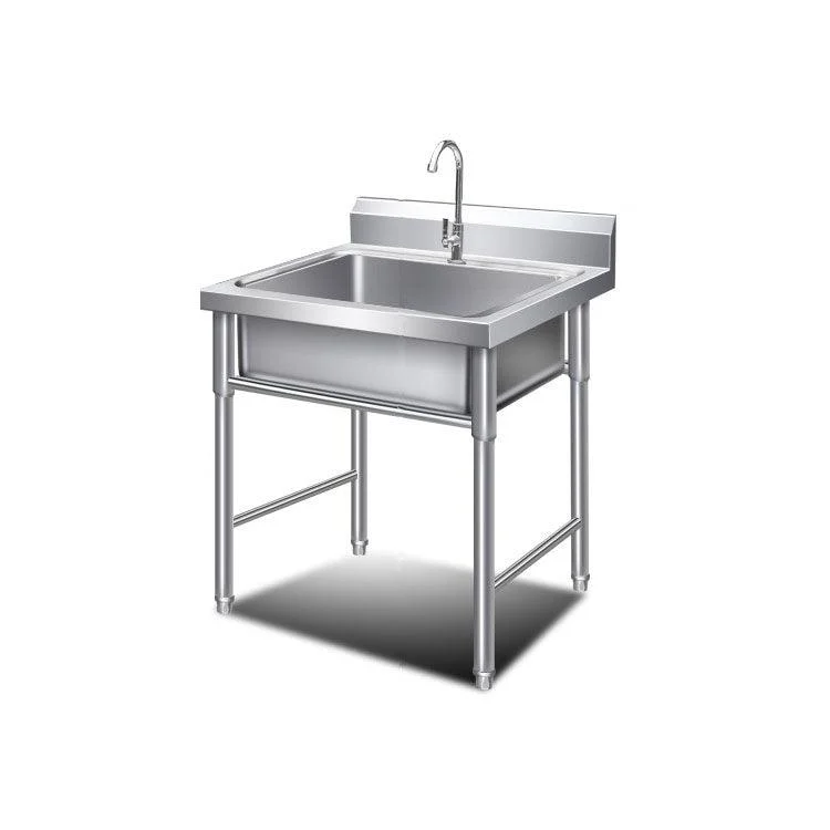 Stainless Steel Kitchen Sink Top Mounted Kitchen Sink with Tap -Bathlova