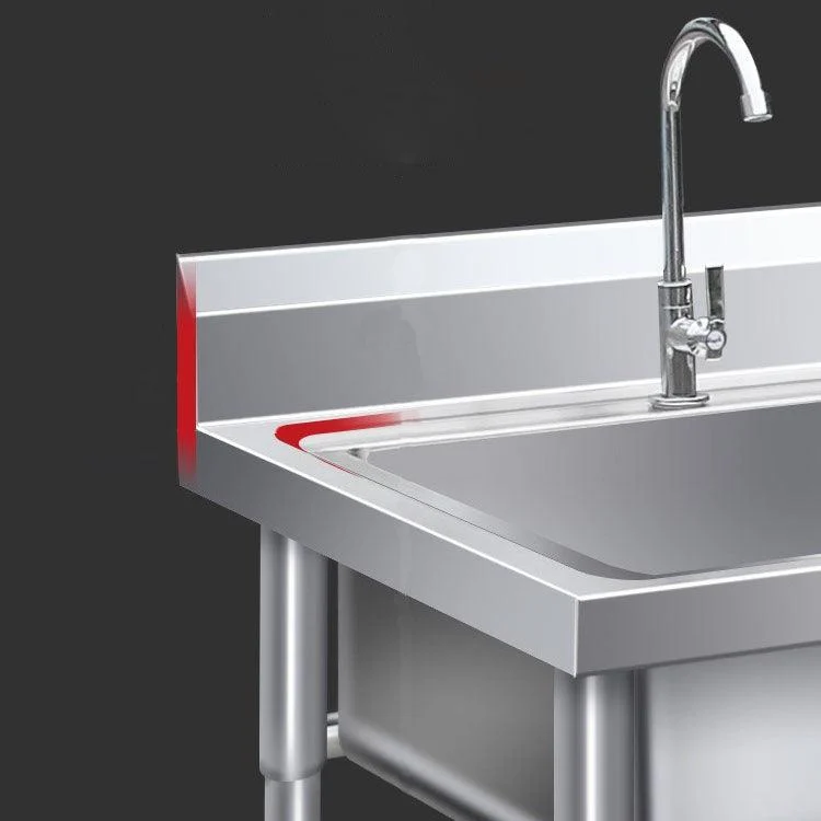 Stainless Steel Kitchen Sink Top Mounted Kitchen Sink with Tap -Bathlova