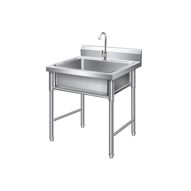 Stainless Steel Kitchen Sink Top Mounted Kitchen Sink with Tap -Bathlova