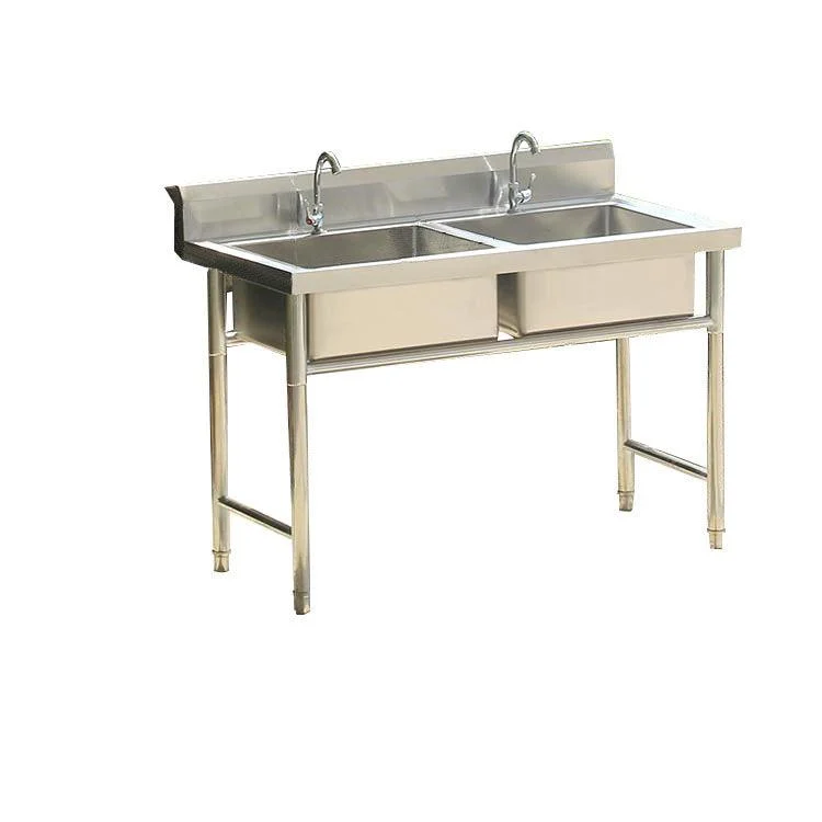 Stainless Steel Kitchen Sink Top Mounted Kitchen Sink with Tap -Bathlova