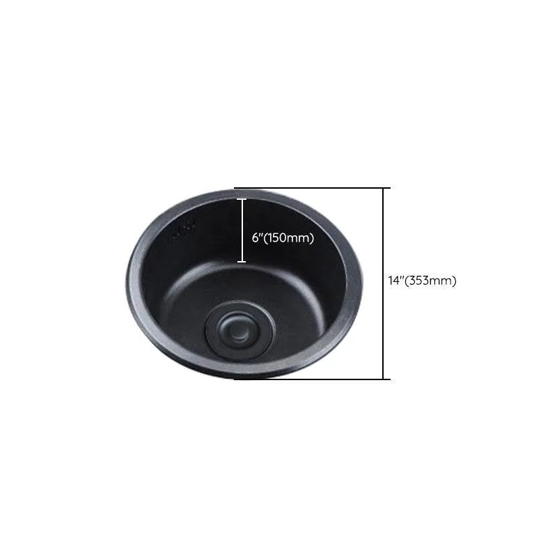 Stainless Steel Kitchen Sinks Modern Style Kitchen Sink with Single Bowl -Bathlova