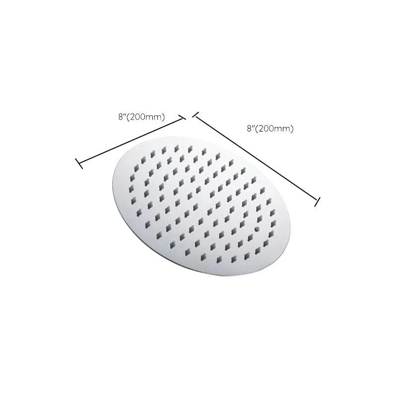 Stainless Steel Shower Head Combo Modern Fixed Shower Head for Bathroom -Bathlova