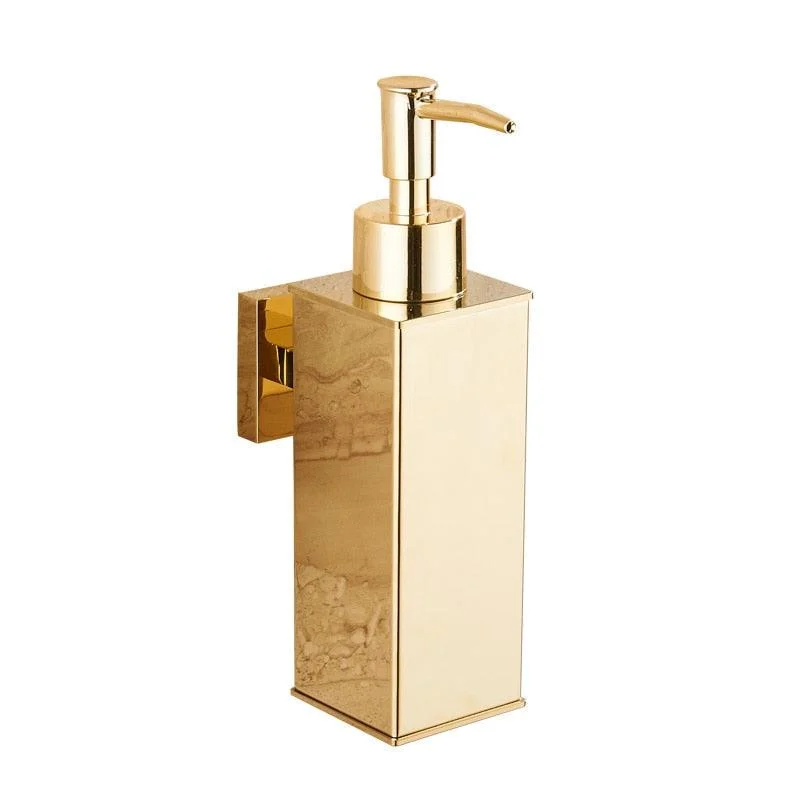 Stainless Steel Soap Dispenser Gold Bathroom Hand Liquid Dispenser -Bathlova