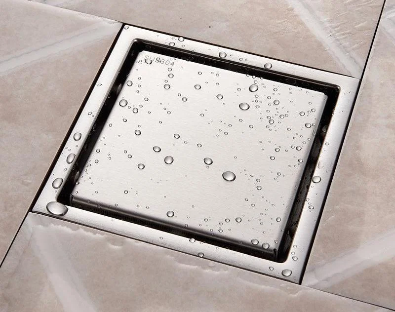 Stainless Steel Square Shower Floor Drains -Bathlova