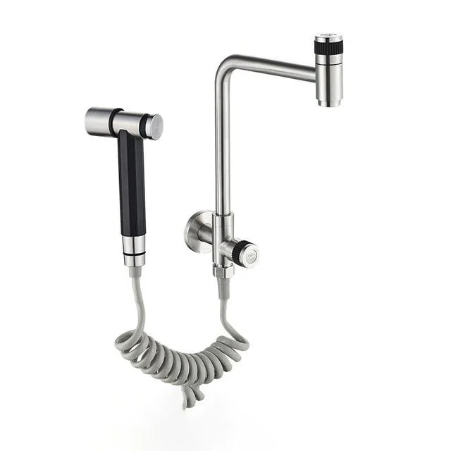 Stainless Steel Tap Multi-function Extended Single Handle Tap -Bathlova