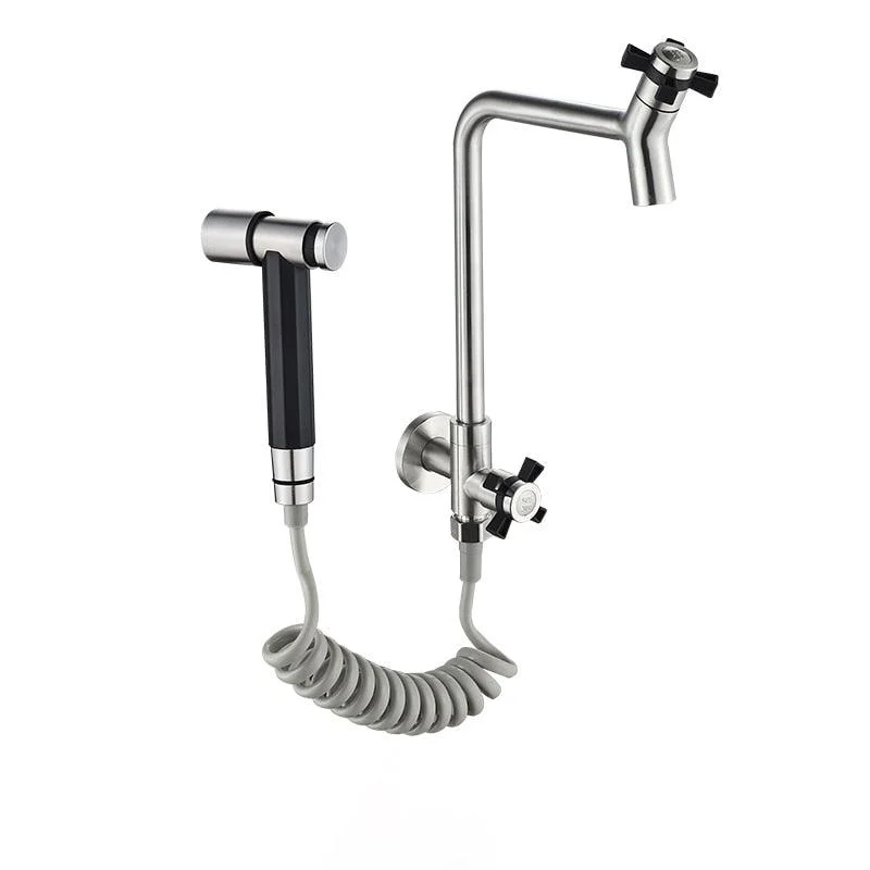 Stainless Steel Tap Multi-function Extended Single Handle Tap -Bathlova