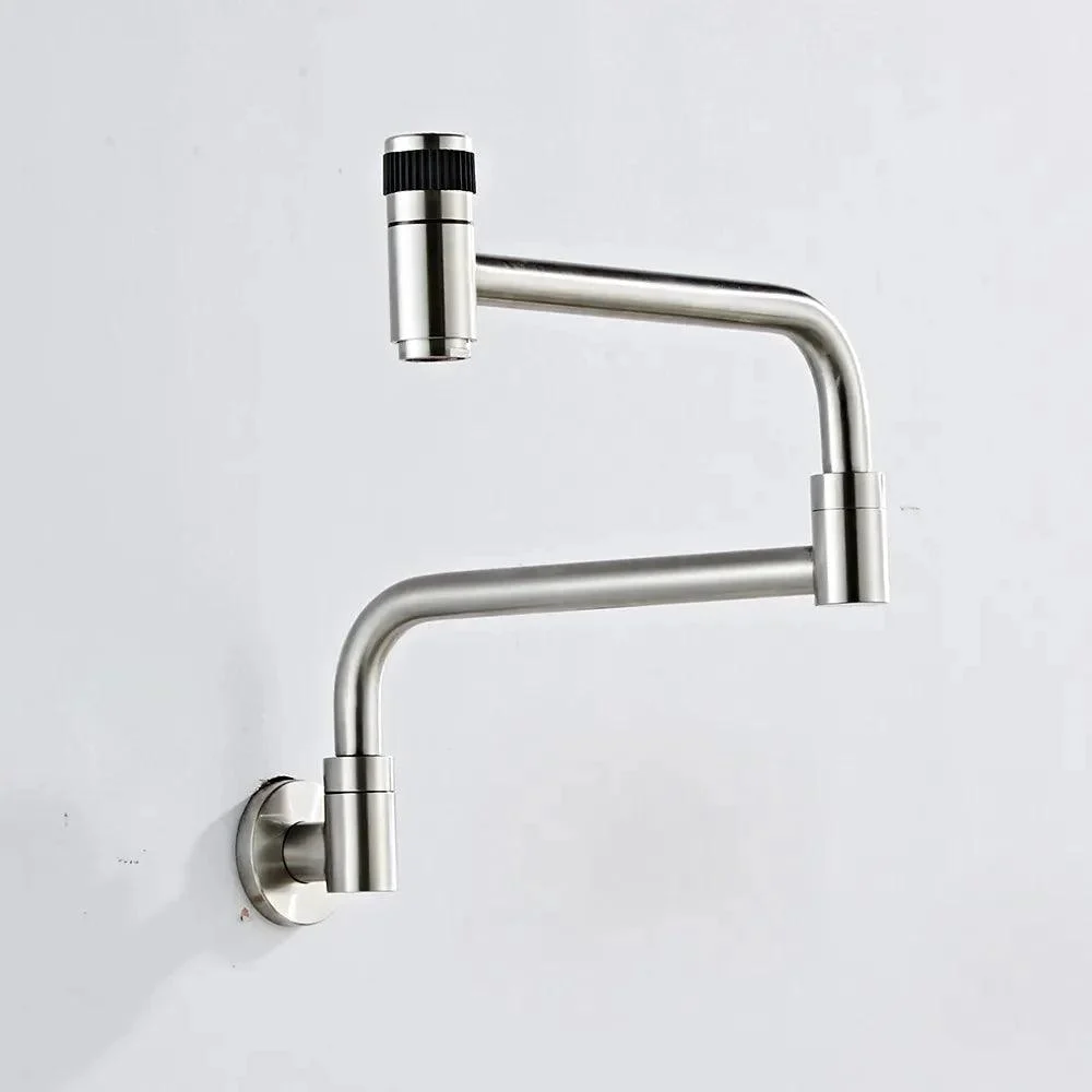 Stainless Steel Wall Mount Kitchen Tap Rotate Bathroom Tap -Bathlova