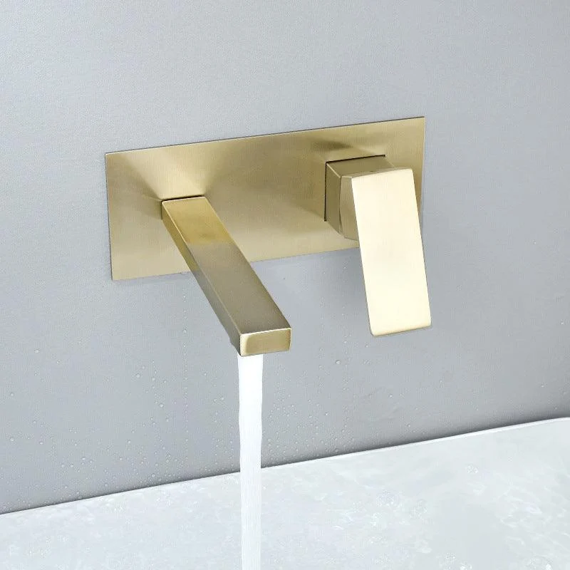 Stainless Steel Wall Mounted Bathroom Tap Light Luxury Bathroom Tap Modern Tap -Bathlova