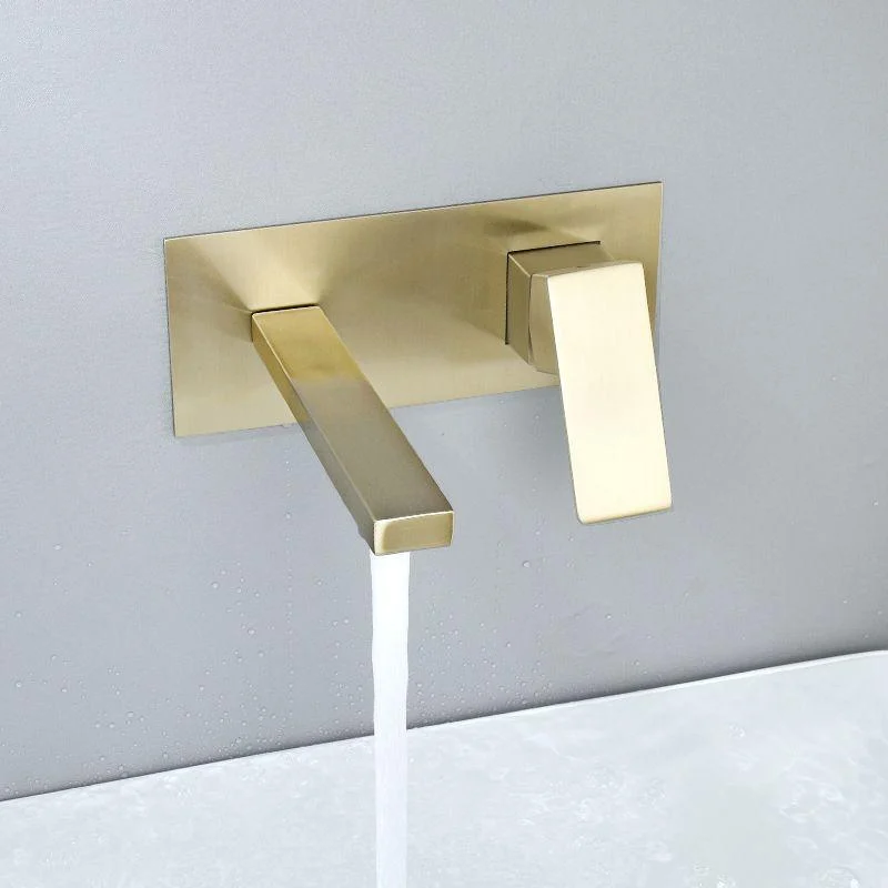 Stainless Steel Wall Mounted Bathroom Tap Light Luxury Bathroom Tap Modern Tap -Bathlova