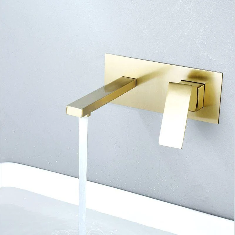 Stainless Steel Wall Mounted Bathroom Tap Light Luxury Bathroom Tap Modern Tap -Bathlova