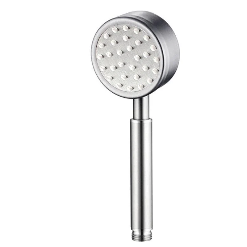 Standard Spray Shower Head Polished Nickel Round Hand Shower -Bathlova