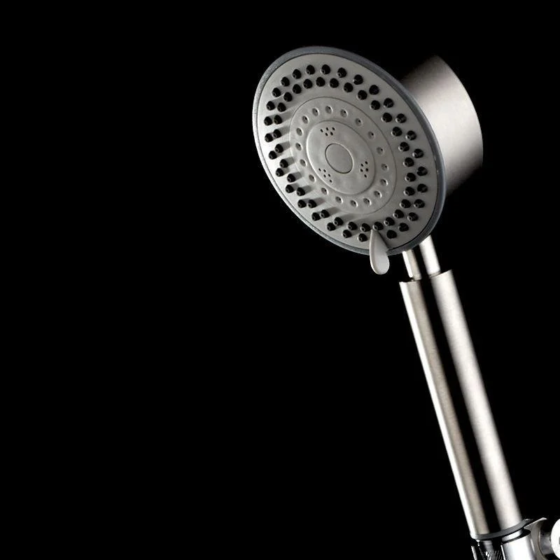 Standard Spray Shower Head Polished Nickel Round Hand Shower -Bathlova