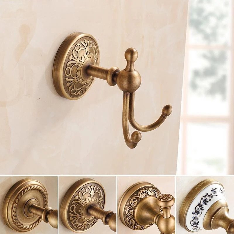 Stylish Modern Antique Brass Coat Hook -Bathlova