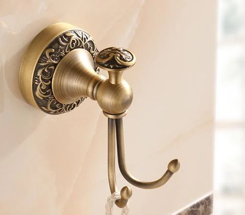 Stylish Modern Antique Brass Coat Hook -Bathlova