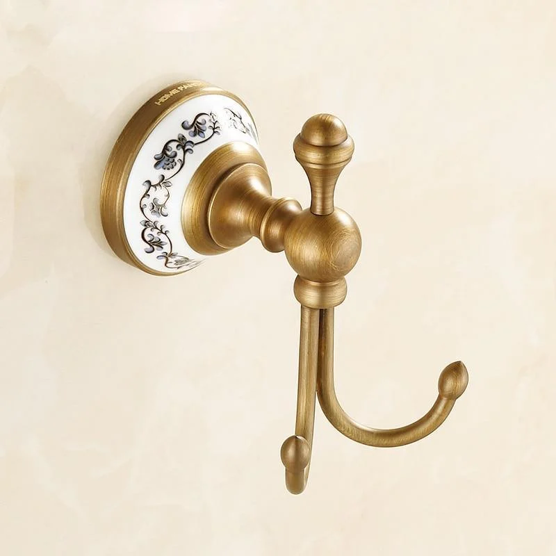 Stylish Modern Antique Brass Coat Hook -Bathlova