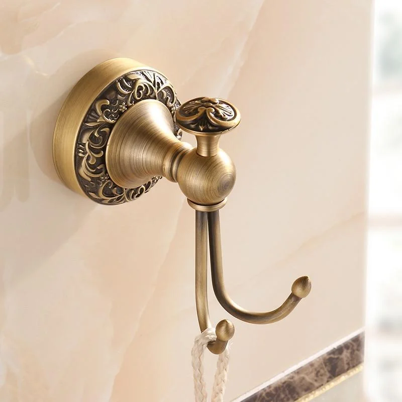 Stylish Modern Antique Brass Coat Hook -Bathlova