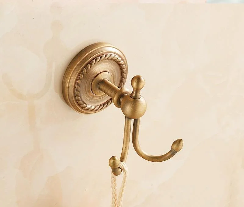 Stylish Modern Antique Brass Coat Hook -Bathlova