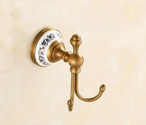 Stylish Modern Antique Brass Coat Hook -Bathlova